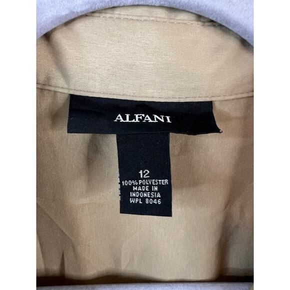 Alfani Utility Zipper Mid-Length Dress Size 12 - Picture 3 of 3